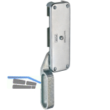 Falttortreibriegel, Hub 29, 180 x 60 x 22 mm, links, verzinkt