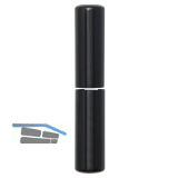 SOLIDO Aufsteckh�lsen, flachrund, Band � 20 mm, Kunststoff schwarz