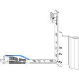 MACO Falzecklagerband AS/PVC ohne �V 12/20- 9 mm, links, wei� (207919)