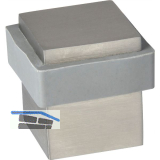 Bodent�rpuffer - 25 x 25, L�nge 30 mm, Edelstahl matt