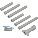 HOPPE St�tznocken-Set und Montagehilfe z.T�rdicken�berbr�ckung, Kunststoff