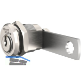 DORMAKABA Blechmontagezylinder expert plus 1091, gleichsperrend, vernickelt