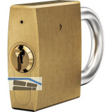 WINKHAUS Vorhangschloss AZ gleichsperrend Breite 55 mm Messing matt