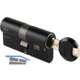 DORMAKABA Einbaudoppelzylinder expert plus, gleichsperrend, 40/60 schwarz