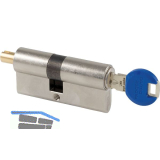 DORMAKABA Wellendoppelzylinder expert plus, verschiedensperrend, 25/W45