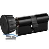 DORMAKABA Knaufzylinder expert plus, verschiedensperrend, 65/K75, schwarz