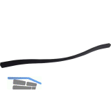 M�belgriff Fluid LA 288/320 mm, Breite 363 mm, ZN schwarz matt lackiert