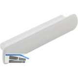 M�belgriff Vanilla LA 96, Breite 139,5 mm, Keramik wei�