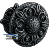 Knopf Faial � 33 mm, Tiefe 24 mm, ZN eisenf�rbig br�niert