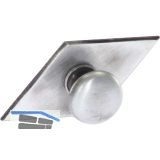 Knopf Karo mit Schild Knopf-� 25 mm, Breite 68 mm, H�he 35 mm, Eisen altverzinnt