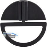 Klappgriff Trapani � 64 mm, Zinkdruckguss schwarz matt