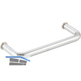 B�gelgriff Astove S, 10 mm LA 120 mm, Gewinde M5, verchromt poliert