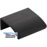 Griffleiste Edge Straight LA 20 mm, L�nge 40 mm, Aluminium schwarz matt