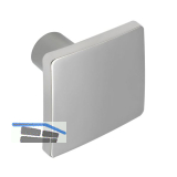 Knopf Lugus Breite 32 mm, Tiefe 24 mm, ZN verchromt poliert