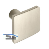 Knopf Lugus Breite 32 mm, Tiefe 24 mm, ZN Edelstahl Effekt