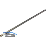 Kofferablage Schutzleiste selbstklebend Zamak Edelstahl Effekt