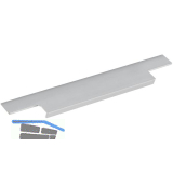 Griffleiste TRIM L�nge 545 mm, Aluminium Edelstahl Effekt