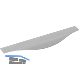 Griffleiste MALIBU CURVE L�nge 295 mm, Aluminium Edelstahl Effekt