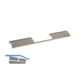 Griffleiste Edge Urban LA 2 x 64 mm, L�nge 350 mm, Aluminium Edelstahl Effekt