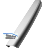 Griffleiste Wow LA 256 mm, L�nge 320 mm, ZN Edelstahl Effekt