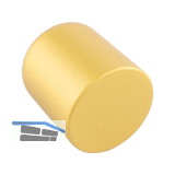 M�belknopf Mini R � 25, Tiefe 28 mm, Zinkdruckguss gold matt lackiert
