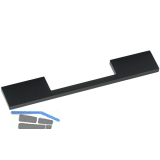 Griff Nestis LA 192 mm, Breite 260 mm, ZN schwarz matt lackiert