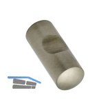 Knopf Subra � 10 mm, Tiefe 24 mm, Edelstahl geb�rstet