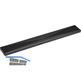 M�belgriff Abia LA 160 mm, Breite 202 mm, Zinkdruckguss schwarz matt