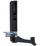 Klapphaken Came zum Einlassen - 1 Haken, H�he 93 mm, ZN schwarz matt