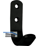 Mantelhaken Macoba Breite 18 mm, H�he 66,5 mm, Eisen schwarz matt