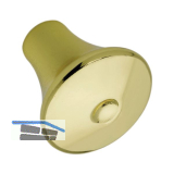 Knopf Kapys � 24 mm, Tiefe 24 mm, ZN vermessingt poliert
