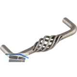 Griff Cage LA 96 mm, Breite 104 mm, Stahl altzinn antik