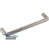 M�belgriff Shuffle LA 160, B 171,6 mm, Zinkdruckguss Edelstahl Effekt