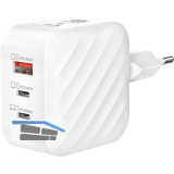 NABO Steckernetzteil PD 65 USB-A USB-C wei�