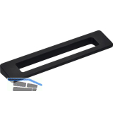 Griff Cabras LA 96 mm, Breite 118 mm, Zinkdruckguss schwarz matt