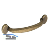 Griff Omaha LA 96 mm, Breite 129 mm, ZN altmessing br�niert