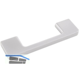 Griff Nestor LA 96 mm, Breite 108 mm, ZN verchromt matt