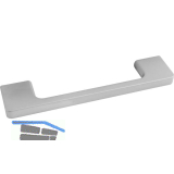 Griff Nestor LA 128 mm, Breite 140 mm, ZN verchromt matt