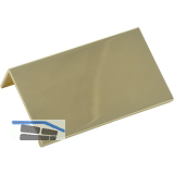 Griffleiste Crevan LA 48 mm, L�nge 70 mm, Aluminium vermessingt poliert