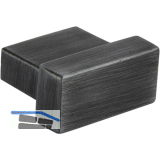Knopf Fisolo Breite 29 mm, Tiefe 24 mm, ZN eisenf�rbig geb�rstet matt