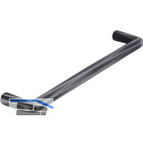 Griff Baber LA 160 mm, Breite 170 mm, eisenf�rbig geb�rstet matt