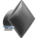 M�belknopf Flow Breite 30 mm, H�he 30 mm, Zinkdruckguss, gun-metal