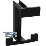 Huthaken Doradus Breite 70 mm, H�he 92 mm, ZN schwarz matt