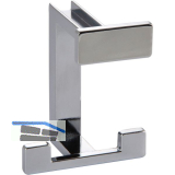 Huthaken Doradus Breite 70 mm, H�he 92 mm, ZN verchromt poliert