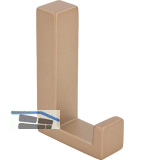 Mantelhaken Doradus 2 Breite 15 mm, H�he 61 mm, ZN champagne