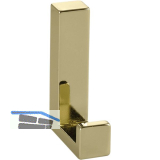 Mantelhaken Doradus 2 Breite 15 mm, H�he 61 mm, ZN vermessingt poliert