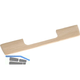 Griff Theta, LA 160 mm, Breite 218 mm, Eiche roh