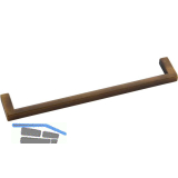 Griff Macha LA 192 mm, Breite 200 mm, ZN Messing schwarz geb�rstet