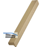 Griffleiste Elan L�nge 200 mm, Aluminium, Messing geb�rstet