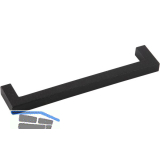 M�belgriff Ischgl LA 128 mm, Breite 140 mm, Schwarzstahl ge�lt